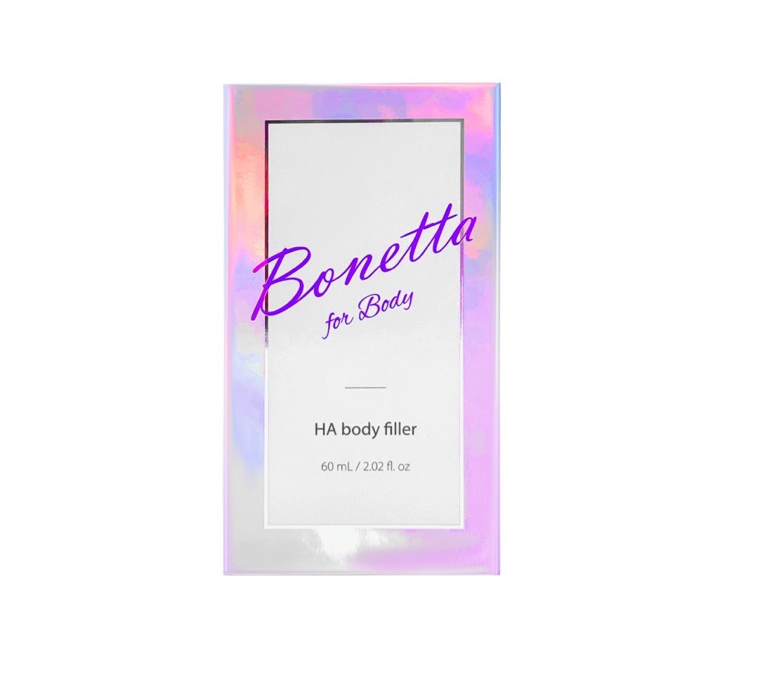 BONETTA Body 60cc dermal filler packaging for body contouring and volumization.