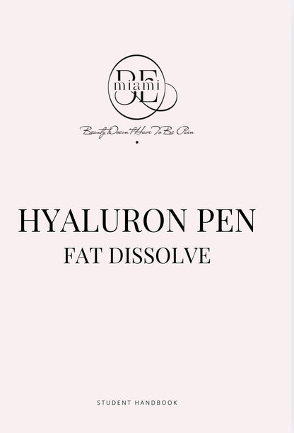 Online Fat Dissolver Training Course Handbook Cover