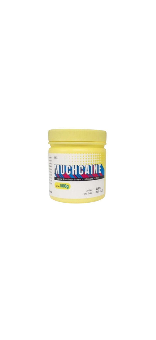 Muchcaine 500g high-quality lidocaine powder container.